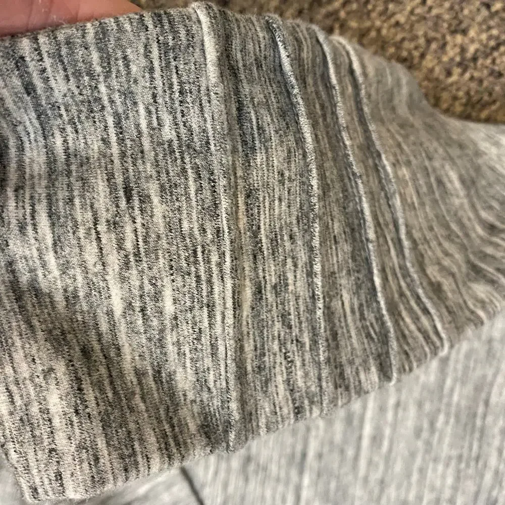 Cherokee Girls Gray Space-Dye Knit Moto Jacket - Size Large (10/12)